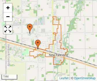 Area schools map